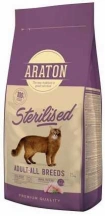 Araton (Аратон) Sterilised Adult All Breeds Сухий корм для стерилізованих і схильних до повноти котів і кішок з птахом