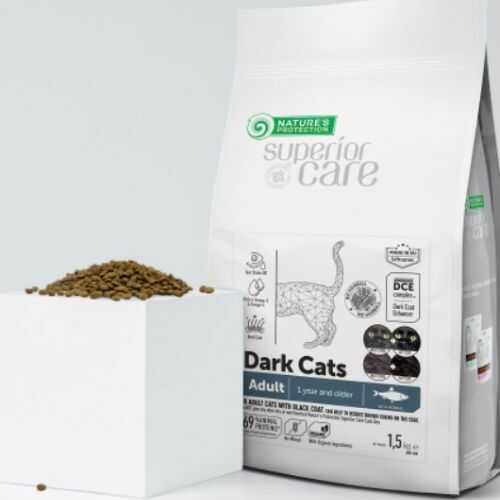 Natures Protection (Натур Протекшн) Superior Care Dark Cats Adult All Breeds Grain Free Herring