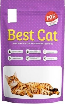 Best Cat (Бест Кэт) Purple Lavender Наполнитель силикагелевый для кошачьего туалета с ароматом лаванды