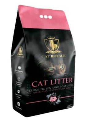 Cat Royale (Кет Роял) 10 кг Наповнювач бентонітовий для котячих туалетів з ароматом дитячої пудри
