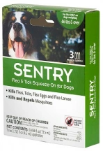 Sentry (Сентрі) Краплі на холку від бліх, кліщів та комарів для собак 30 кг img