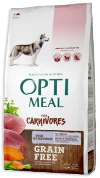 Беззерновий корм для собак Optimeal з м'ясом качки і овочами