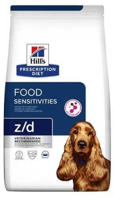 Hills (Хиллс) Z/D Sensitivities 3 кг Ветеринарная диета для собак с чувствительным желудком страдающих пищевой аллергией