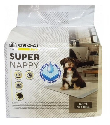 Croci (Крочі) Super Nappy Пелюшки для собак 60х40, 50 шт