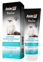 AnimAll VetLine (ЕнімАлл Ветлайн) Fitopaste Gastro-intestinal Фітопаста для нормалізації роботи шлунково-кишкового тракту у котів та кішок img