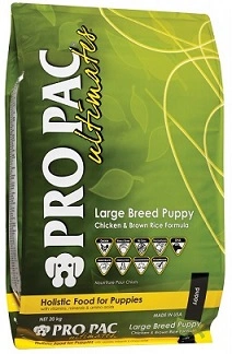 PRO PAC Для щенков крупных пород Large Breed Puppy Chicken & Brown Rice Formula 2,5 кг