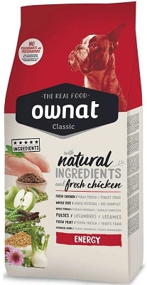 Ownat (Овнат) Energy Корм ​​для активних порід собак з куркою