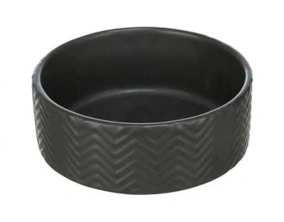 Trixie (Тріксі) Миска керамічна для собак та котів 0,4 л/13 см, чорна