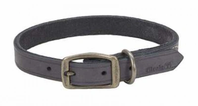 Coastal (Костал) Rustic Шкіряний нашийник для собак, 2,5 см/50 см, сірий
