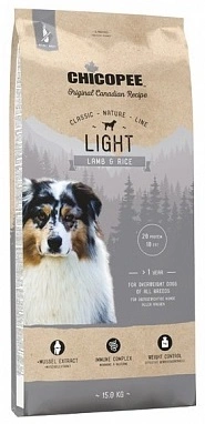 Chicopee (Чікопі) CNL Adult Light Lamb & Rice Корм ​​для собак з надмірною вагою