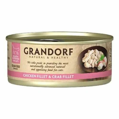 Grandorf (Грандорф) Cat Adult Grain Free Chicken & Duck Fillet Вологий корм з куркою і качкою для дорослих котів і кішок