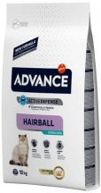 Advance (Адванс) Cat Sterilized Hairball Turkey Сухий корм для стерилізованих котів і кішок для виведення грудок шерсті