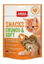 Mera (Мера) Snacks Crunch & Soft Huhn & Käse Ласощі з куркою та сиром для котів та кішок, снекі