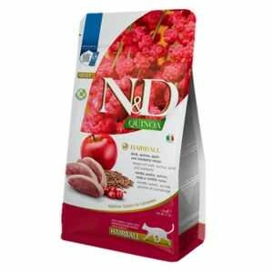Farmina (Фарміна) N&D Quinoa Cat Adult Hairball Duck Беззерновий сухий корм з качкою для виведення грудок шерсті у котів і кішок