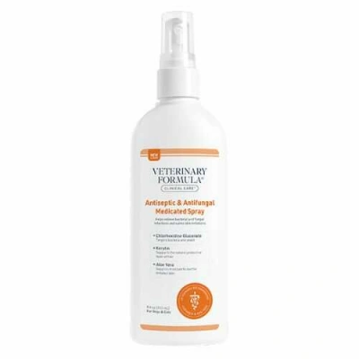 Veterinary Formula (Ветеринарна Формула) Clinical Care Antiseptic & Antifungal Medicated Spray Антисептичний і протигрибковий спрей із хлоргексидином і кератином для собак і котів