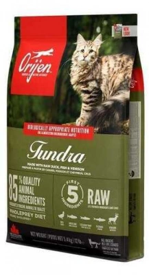 Orijen Tundra (Оріджен Тундра) Cat 5,4 кг Сухий беззерновий корм з м'ясом дичини, риби та птиці для кошенят та котів