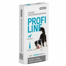 ProVET Profiline (ПроВет Профілайн) Краплі на холку від бліх, кліщів, вошей, волосоїдів для собак 10-20 кг img