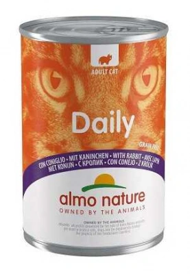 Almo Nature (Альмо Натюр) Daily Cat Adult Rabbit Консерви з кроликом для дорослих котів і кішок