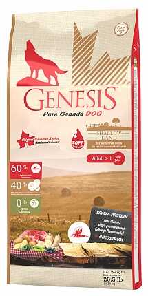 Корм з ягням для собак Genesis Pure Canada Shallow Land Soft