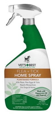Vet's Best (Ветс Бест) Flea & Tick Home Spray Універсальний спрей від бліх та кліщів для собак та для дому