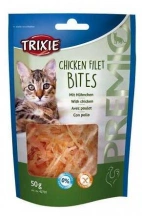 Trixie (Тріксі) PREMIO Chicken Filet Bites Ласощі для кішок, філе куряче сушене img