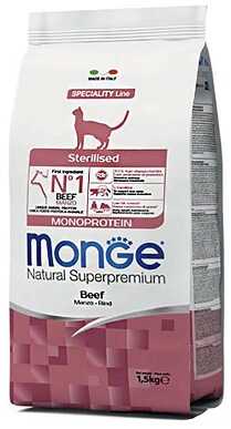 Monge (Монж) Cat Monoprotein Sterilised Beef