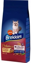 Brekkies (Брекіс) Cat Delice Meat Сухий корм для котів і кішок з м'ясом