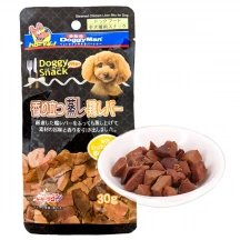 DoggyMan (ДоггіМен) Steamed Chicken Liver Bits Ласощі з курячої печінки, приготовленої на пару, для собак img