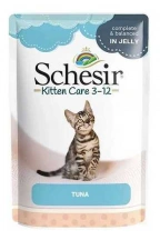 Schesir (Шезір) Cat Консервований корм для кошенят з тунецем в овочевому желі