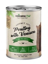Chicopee (Чікопі) Cat Adult Gourmet Poultry & Venison Консерви з птицею та олениною для котів та кішок img