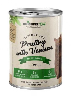 Chicopee (Чікопі) Cat Adult Gourmet Poultry & Venison Консерви з птицею та олениною для котів та кішок