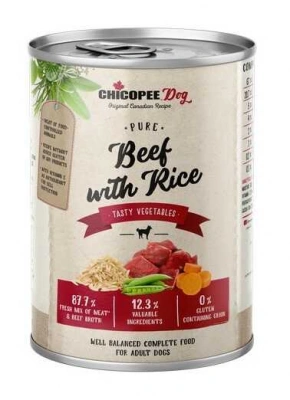 Chicopee (Чікопі) Dog Adult Pure Beef & Rice 400 гр Консерви з яловичиною та рисом для собак