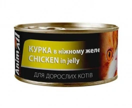 AnimAll (ЕнімАлл) Вологий корм з куркою в желе для дорослих котів і кішок img