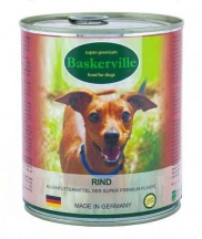 Baskerville (Баскервіль) Вологий корм з телятиною для собак 400 гр img