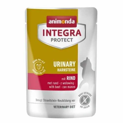 Animonda (Анімонда) Integra Protect Cat Urinary Struvit Beef Ветеринарна консерва з яловичиною для профілактики утворення струвітних каменів у котів і кішок