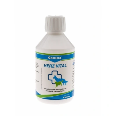 Canina (Каніна) Herz Vital Добавка для профілактики захворювань серця у дорослих собак та котів 250 мл