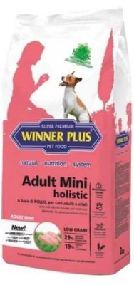 Winner Plus (Віннер Плюс) Holistic Mini Adult Chicken Беззерновий гіпоалергенний корм для активних собак дрібних порід з куркою