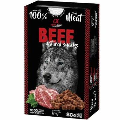 Alpha Spirit (Альфа Спіріт) Dog Natural Snacks Beef Напіввологі ласощі з яловичиною для собак різних порід