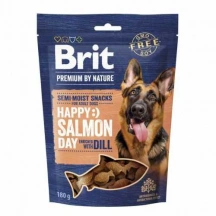 Brit Premium (Бріт Преміум) Dog Adult Semi-moist Snacks Salmon & Dill Напіввологі ласощі з лососем і кропом для собак різних порід img