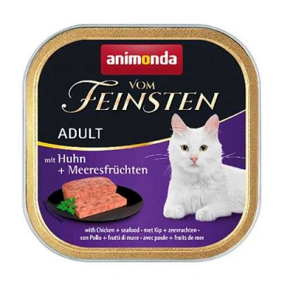 Animonda (Анімонда) Vom Feinsten Cat Adult Chicken & Seafood Консервований корм з куркою та морепродуктами для котів та кішок