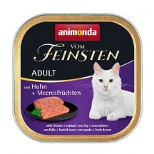 Animonda (Анімонда) Vom Feinsten Cat Adult Chicken & Seafood Консервований корм з куркою та морепродуктами для котів та кішок img