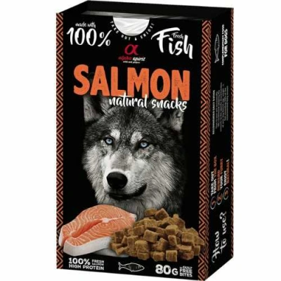Alpha Spirit (Альфа Спіріт) Dog Natural Snacks Salmon Напіввологі ласощі з лососем для собак різних порід