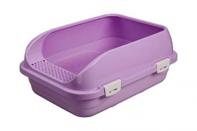 AnimAll (ЕнімАлл) Cat Toilet CNR-127 Туалет під наповнювач з лопаткою для котів та кішок, фіолетовий img