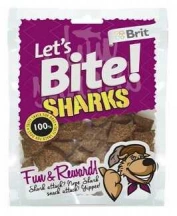 Brit (Брит) Let's Bite Тренувальні ласощі для собак з лососем, Акули img