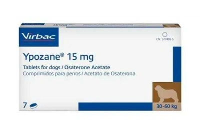 Ypozane ( Іпозан) Virbac Препарат для лікування простатиту та передміхурової залози у собак 15мг 30-60 кг