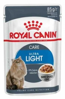 Royal Canin (Роял Канін) Ultra Light Gravy Консерви для кішок для зниження та підтримки нормальної ваги, шматочки в соусі