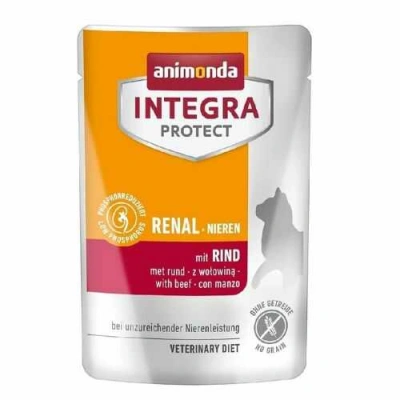 Animonda (Анімонда) Integra Protect Cat Renal Beef Pouch Ветеринарна консерва з яловичиною при хворобах нирок у котів і кішок