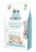 Brit Care (Бріт Кеа) Cat Grain Free Sensitive Insect & Herring Гіпоалергенний сухий корм з комахами та оселедцем для дорослих котів з харчовою непереносимістю