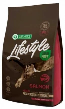 Natures Protection (Натур Протекшн) Lifestyle Grain Free Salmon Senior Cat Сухий беззерновий корм c лососем для літніх котів і кішок img
