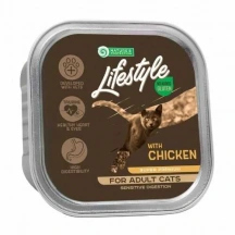 Natures Protection (Натур Протекшн) Lifestyle Cat Adult Sensitive Digestion Chicken Вологий корм з куркою для дорослих котів і кішок з чутливим травленням img
